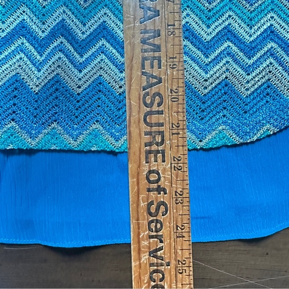 Alfred Dunner Victoria Falls Zigzag Knit Top Women’s Casual Size Small - Picture 8 of 9